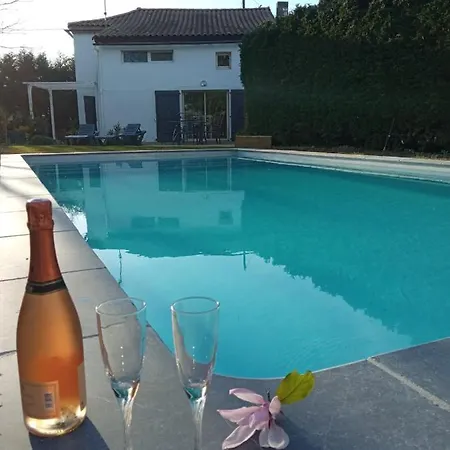 Mas Des Vignes Piscine Chauffee Bed & Breakfast Le Champ-Saint-Pere Exterior photo
